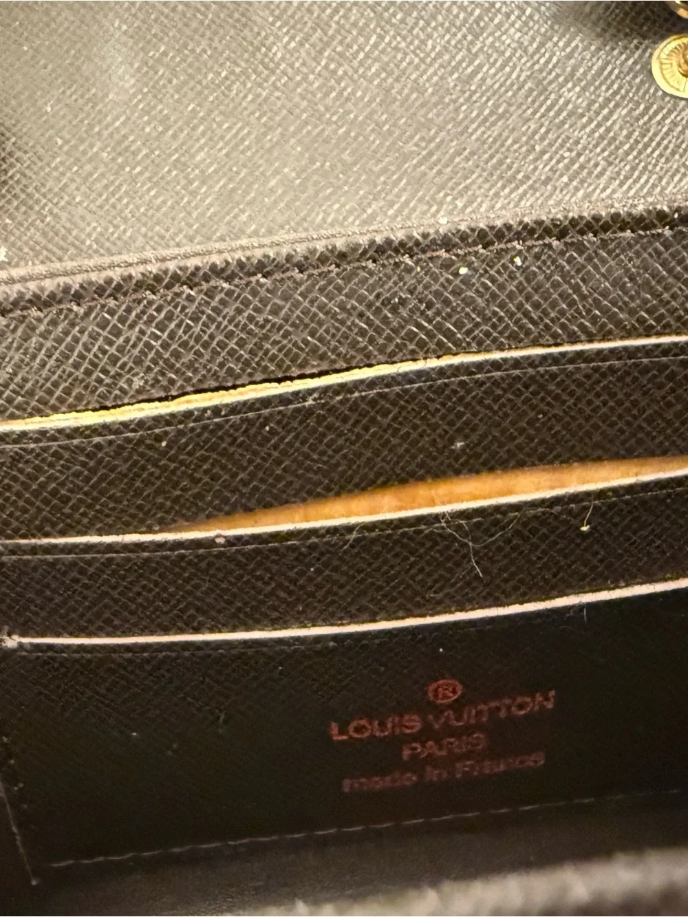 Louis Vuitton brown damier ebene crossbody bag